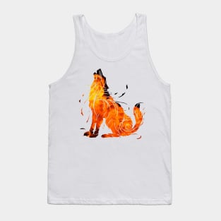 Fire wolf - Fenrir Loki's son Tank Top